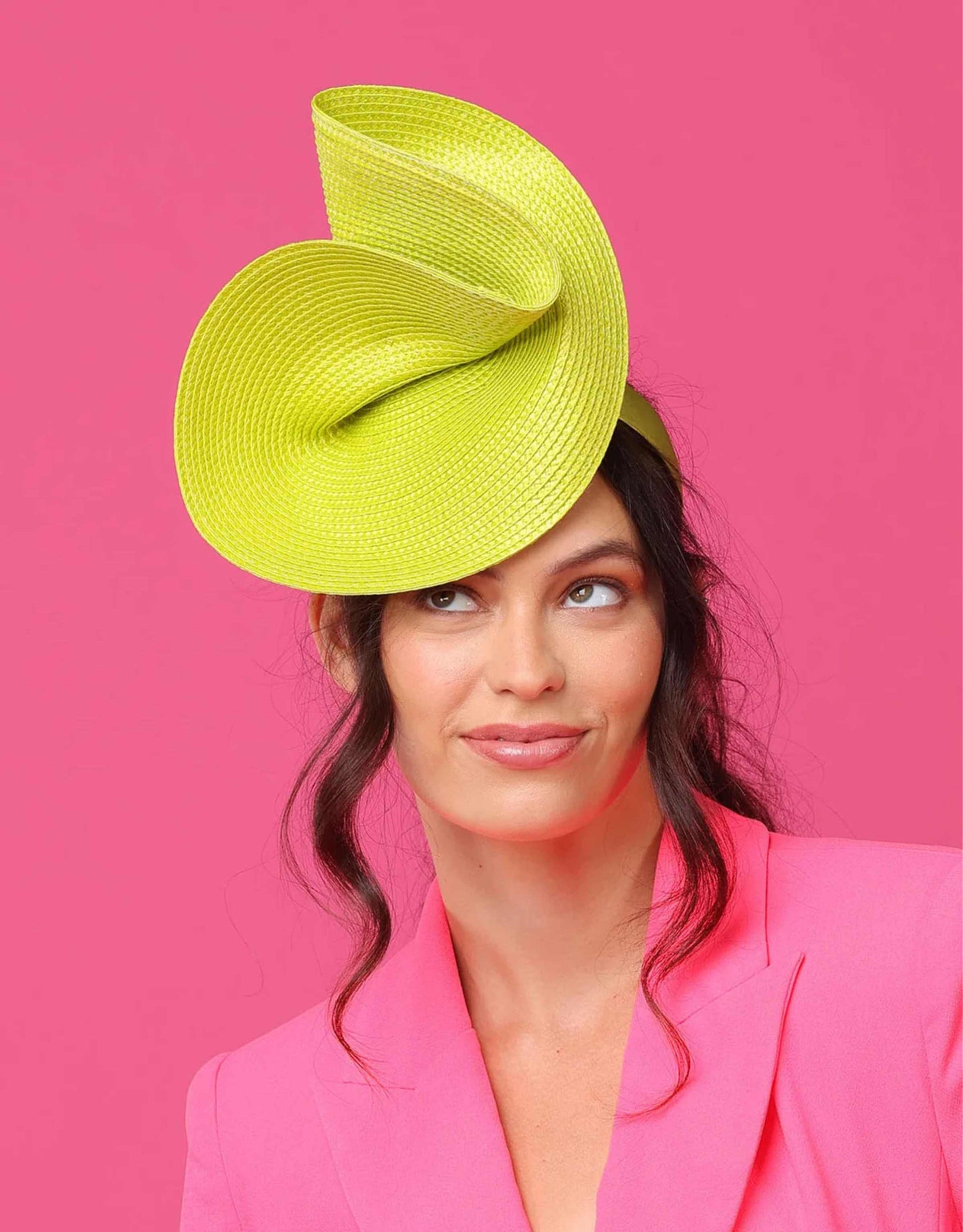 Morgan & Taylor - Alexia Fascinator, Lime Green