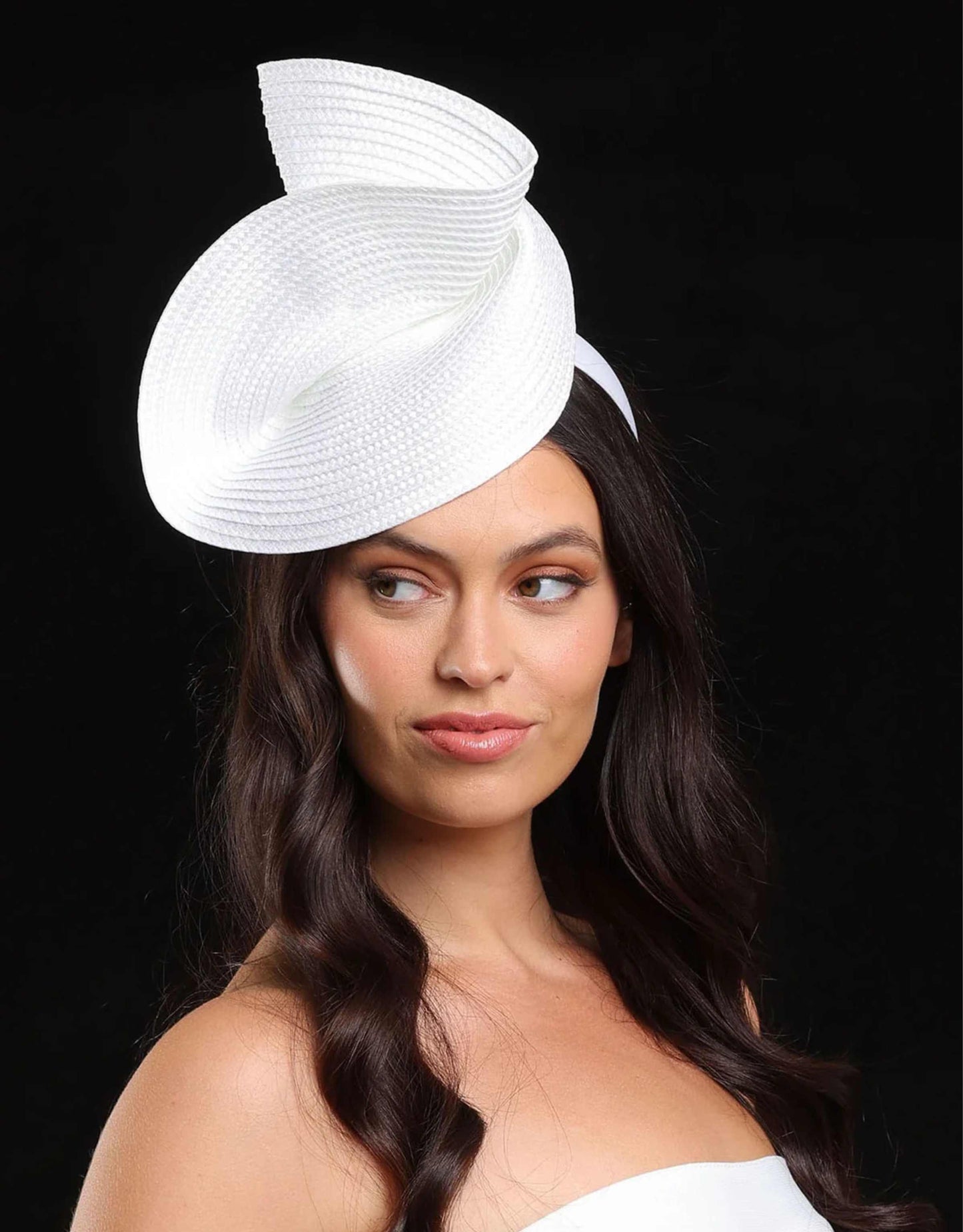 Morgan & Taylor - Alexia Fascinator, White