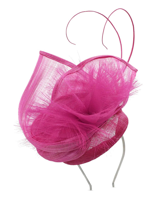 Morgan & Taylor - Rubi Fascinator, Hot Pink