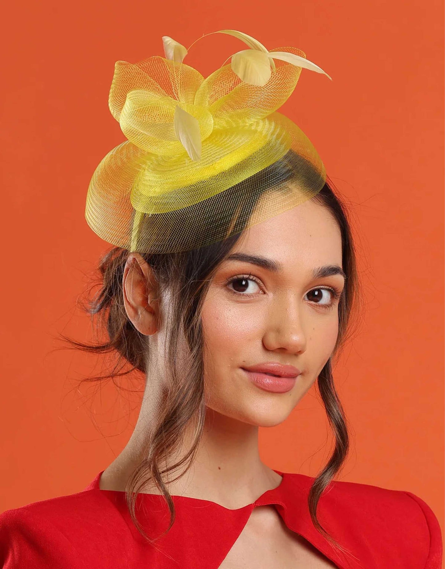 Morgan & Taylor - Elisa Fascinator, Yellow