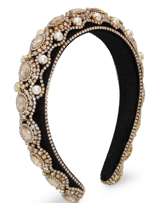 Morgan & Taylor - Lyra Headband, Gold