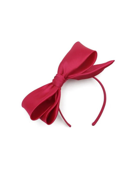 Morgan & Taylor - Vada Bow Fascinator, Hot Pink